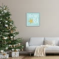 thumbnail image 2 of Stupell Industries Christmas By The Sea Turquoise Holiday Painting Gray Framed Art Print Wall Art, 2 of 7