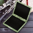 thumbnail image 3 of Oboe Reed Oboe Reeds Wood Silk Cloth Wooden Silk Cloth Cover Reed Case Holder Storage Box For 6Pcs Oboe Reeds Green, 3 of 7