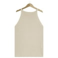 thumbnail image 6 of Lindreshi Tank Tops for Women Fashion Women Casual Solid Sleeveless Hanging Neck Knitted Vest, 6 of 7
