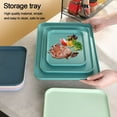 thumbnail image 4 of Multiple Colors Rectangular Plastic Pallet Tray Food Bread Pan Storage Tray el Service Tray Dessert Pallet el Service Tray, 4 of 10