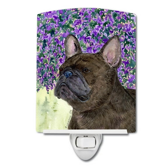 Caroline's Treasures SS8676CNL French Bulldog Ceramic Night Light, 6x4x3", multicolor