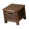 thumbnail image 5 of deevoka Wooden Storage Stool Decor Household Small Stool for Apartment Office Indoor 30cmx30cmx25cm, 5 of 9