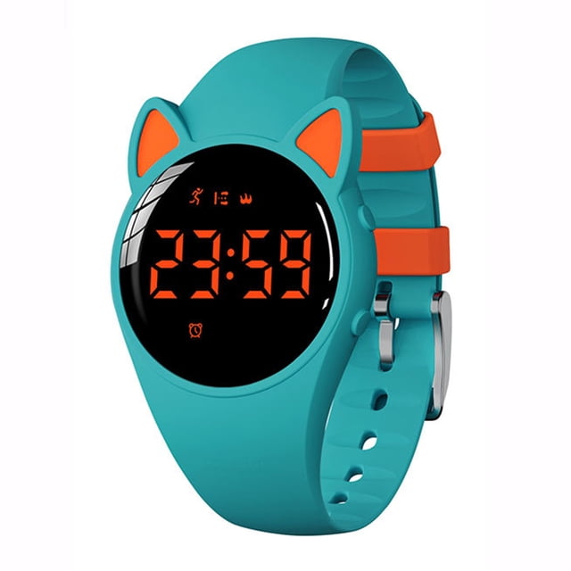 Reloj deportivo digital para niños, resistente al agua, relojes deportivos al aire libre con alarma, cronómetro, banda de silicona, regalo para niños y niñas