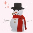 thumbnail image 3 of Snowman Kit Toy Wide Variety Snowman Dress Up Set Exquisite Workmanship Snowman Decorating Accessory Bright Color for Christmas Decor Outdoor, 3 of 10