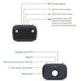 thumbnail image 4 of Altavoz Bluetooth, altavoz inalámbrico vintage, altavoz Bluetooth portátil inalámbrico para exteriores, 4 of 6