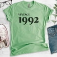 thumbnail image 2 of Vintage 1992 Shirt, Unisex Women's Men's Shirt, 30th Birthday Shirt, Thirtieth Birthday Shirt, B-day Shirt, Heather Apple Green, Medium, 2 of 6