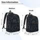 thumbnail image 2 of Easygdp Copper-Gold Gloss Outline Rose Mochila de Lona Resistente para Laptop, Compatible con Laptops de 15 a 17 pulgadas, Ideal para Escuela, Trabajo y Viajes-Small, 2 of 5