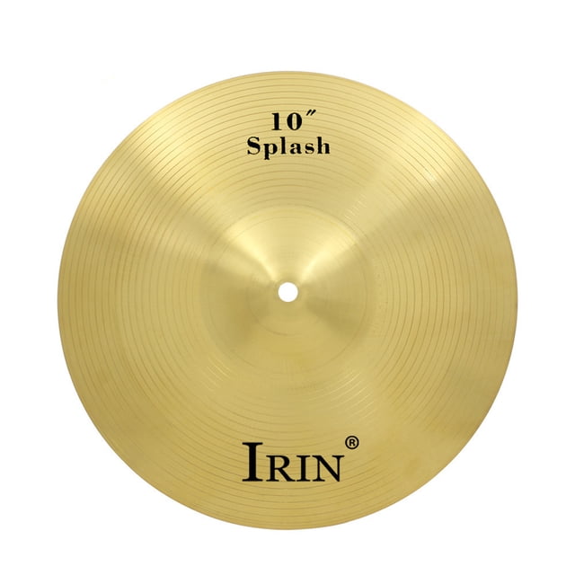 Soidarity Home Studio Stage Performance Metal Cymbal Reemplazo Drumset Cymbals Instrumento musical Percusión Equipo Reemplazo de piezas Accesorios para instrumentos musicales 10 pulgadas Soidarity OD025488-05