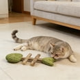 thumbnail image 5 of Juguete interactivo para gatos de interior con forma de espina de pescado, para la dentición y la limpieza dental, 5 of 5