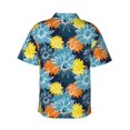 thumbnail image 3 of Goofa Sunflowers Hawaiian Shirt for Men, Unisex Summer Beach Casual Short Sleeve Button Down Shirts,Aloha Tropical Floral print shirt-, 3 of 9