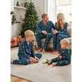 thumbnail image 3 of RUINIXCW Matching Christmas Pajamas for Family Long Sleeve Pine Tree Print Tops + Pants Set Loungewear, 3 of 7