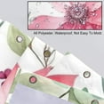thumbnail image 3 of Pink Flowers with Leaves Shower Curtain Set for Bathroom, 3 of 6