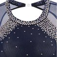 thumbnail image 3 of LIUHUO Custom Black Figure Skating Dress Girls Ladies Spandex Material Diamond Embellished Neckline Cuffs, 3 of 8