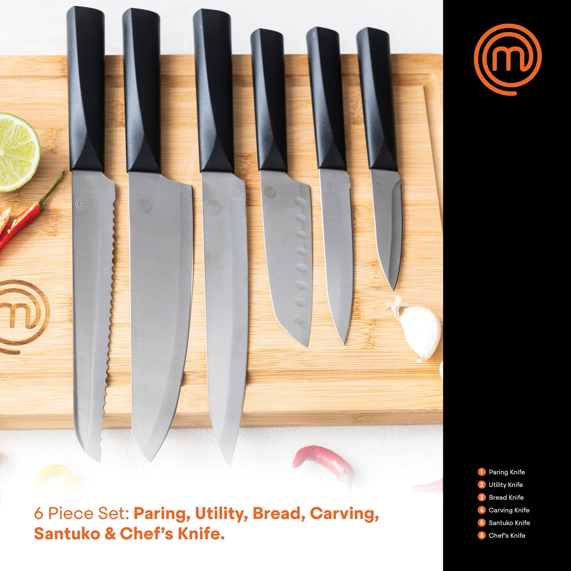 WM606 7 Piece Master Chef Steak Knife Set