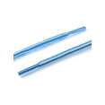 thumbnail image 4 of INSPIRE CHIC Lacet de Botte Unisexe Rond en Corde à Rayures Bicolores 1/5 Épais 90cm / 35.43 Pouces Blanc Bleu, 4 of 4