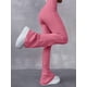 thumbnail image 4 of Women's Sexy Slim Pants Ribbed Solid Color Pants High Waisted Flared Pants Showing Longer Legs All-match Sports Long Pants, 4 of 5