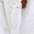 thumbnail image 5 of GYRATEDREAM Baby Boys Girls Fleece Jumpsuit Snowsuit Hooded Rompers Thick Warm Coat Winter, Infant Jacket Pajamas Cute Bodysuits Outwear,0-12 Month, 5 of 5