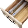 thumbnail image 2 of OnDisplay Luxe Acrylic 2-in-1 Customizable Plastic Wrap/Wax Paper/Aluminum Foil Dispenser for Drawer or Wall Mountable (Clear 2-in-1), 2 of 7