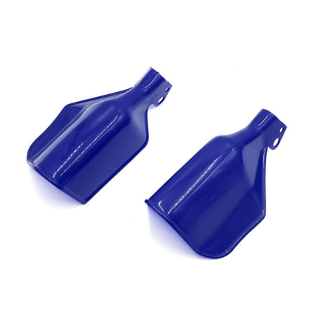 Handle Boar Brush - Pair Blue Plastic Motorcycle Handlebar Brush Bar Hand Guard Handguard for Yamaha