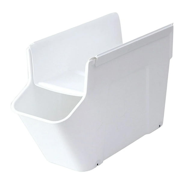Carrito bajo mesa con ruedas, armario de almacenamiento, estantería, organizador de bolsos. Hecho a mano. Blanco