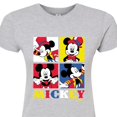 thumbnail image 3 of Disney - Mickey - Ring Master Silly Faces - Juniors Fitted Graphic T-Shirt, 3 of 5
