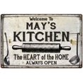 thumbnail image 1 of MAY'S Kitchen Farmhouse Sign 12 x 18 Matte Finish Metal 112180033475, 1 of 1
