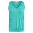 thumbnail image 4 of Women's Sleeveless V Neck Tank Tops Summer Tops Trendy 2024 Causal Cute Loose Fit Workout Athletic Yoga Shirts, 4 of 6