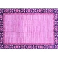 thumbnail image 1 of Ahgly Company Indoor Rectangle Abstract Purple Modern Area Rugs, 2' x 3', 1 of 4