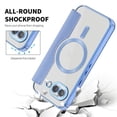 thumbnail image 6 of For Google Pixel 10a Wallet Cell Cover, RFID Blocking, PU Leather,Compatible With MagSafe , With Flip Cover Multi-Card Slots Pocket, Ultra Thin Magneti Protective Cover,Blue,For Pixel 10a, 6 of 8