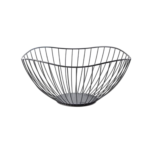 Pisexur Batería de cocina Platos de fruta modernos de estilo escandinavo de hierro, luces, cesta de frutas, mesa de té para sala de estar, platos para refrigerios del para la cocina del hogar