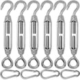 thumbnail image 1 of Heavy Duty Turnbuckles For Wire Rope Tension, Polished Oxidation-Resistant Layer 304 Stainless Steel For Weatherproof And Corrosion Resistant Performance, 6 PCS, 1 of 8
