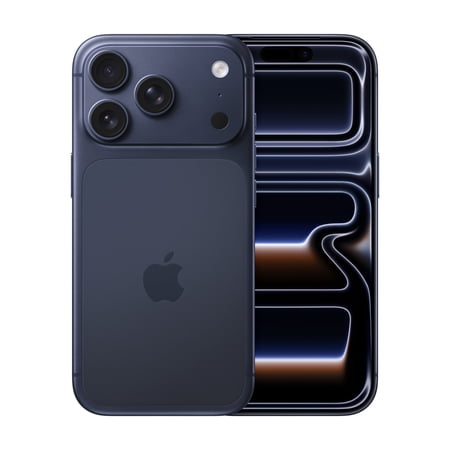 Straight Talk Apple iPhone 17 Pro, 5G, 256GB, Deep Blue - Prepaid Smartphone [Locked to Straight Talk]