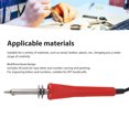 thumbnail image 3 of Wood Burning Tip Set, 58 Pieces Portable Soldering Iron Kit Alphabet Number Tips  for Carving US Plug 110-120V, 3 of 8