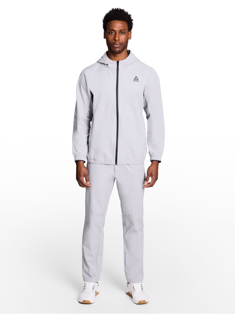 Reebok Men's and Big Men's Ascent Full Zip Woven Jacket, Sizes S