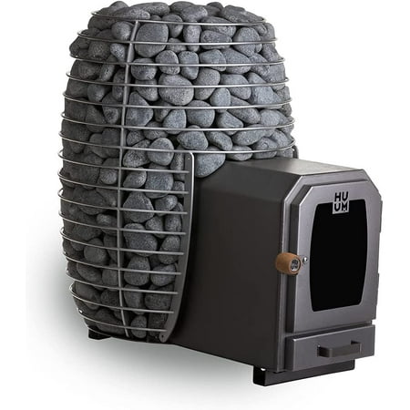 HUUM HIVE Wood LS 17 Sauna Heater, 287 lbs Stone Capacity, Stainless Steel Construction