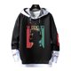 thumbnail image 3 of Sudaderas de forro polar con estampado de rapero, sudaderas con capucha sueltas informales de gran tamaño, cintas con letras, Sudadera con capucha Y2k, ropa de calle, Jersey Unisex, Top de retazos, 3 of 4