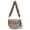 Dark brown grid, variant on Women’s Checkered Crossbody Bag Black White Fanny Pack Lightweight Sling Belt Bag for Outdoor Sports Travel