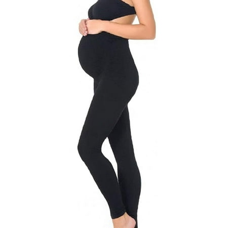 PatPat Women Casual Solid High-rise Maternity Leggings