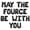 Black, variant on Letter Balloons - MAY THE FOURCE BE WITH YOU 16" Inch Alphabet Letters Foil Mylar Balloon 4th Birthday Party Banner (Gold)