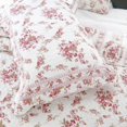 thumbnail image 2 of Ensemble de Douillette Grand Lit 3 Pcs Ensemble de Literie Doux pour une Excellente Nuit de Sommeil Rose Jardin de Roses Floral Couvre-Lit Réversible Couvre-Lit, 2 of 3