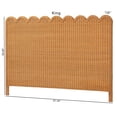 thumbnail image 7 of bali & pari Maritza Boho Standalone Headboard, Queen, Light Honey, 7 of 7