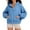 Sky Blue-1, variant on Women’s Soft Comfortable Pullover Hoodie Casual Lightweight Everyday Wear Cozy Relaxed Fit Hooded Sweatshirt for Lounge or Outings