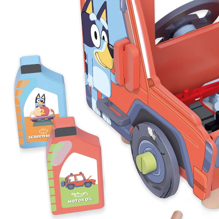 Bluey Wooden Mechanic Workshop Playset, 22-Piece photo 8