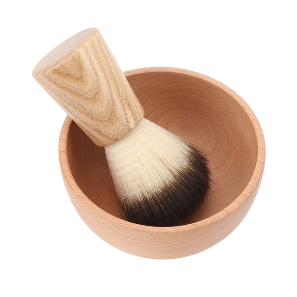 Kit De Cuenco Para Brocha De Afeitar, Juego De Brochas De Afeitar Para Hombres, Cerdas Suaves Multiusos, Cómodas Para Viajes Y Salones