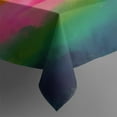 thumbnail image 3 of Colorful Tie Dye Wave Pattern Rectangle Tablecloth 60"x84",Waterproof Polyester Rectangle Table Cloth, Wipeable Spillproof Polyester Tablecloth for Dining, Camping, Indoor and Outdoor, 3 of 5