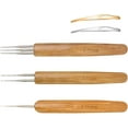 thumbnail image 2 of 5 Pieces Dreadlock Crochet Hook Tool Kit Braid Hair Dreadlocks Needle Weaving Crochet for Braid Craft (0.75mm), 2 of 5