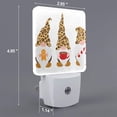 thumbnail image 2 of Pofeuu Christmas Gnomes In Leopard Print Night Lights Plug into Wall with Dusk-to-Dawn Light Sensor, LED Nightlight for Bathroom, Adult, Hallway-US, 2 of 7