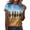 #0293-Multicolor, variant on Uootdi Tees for Women Short Sleeve Round Neck Kentucky Derby Print Tops Casual Sports Style Comfortable Loose Fit Blouses Gift