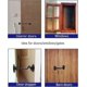 thumbnail image 4 of unique 2 Pack Barn Door Latch, 12" Long Hook and Eye Latch Gate Latch Lock for Sliding, 4 of 4