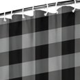 thumbnail image 3 of Gray Black Checkerboard Checkered Pattern Shower Curtain 72"x84" ,Bathroom Decorative Shower Curtains Set with 12 Hooks,Modern Waterproof Washable Shower Curtain, 3 of 6